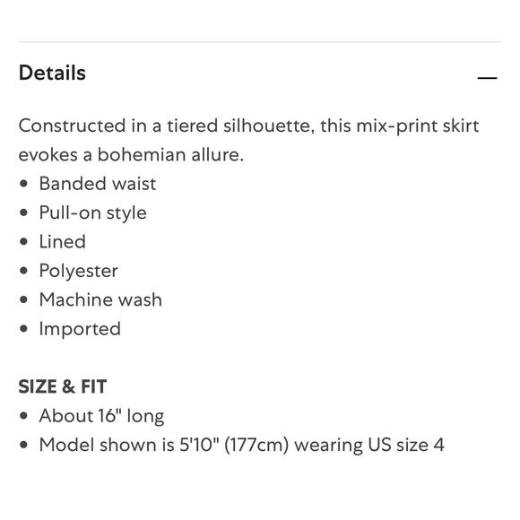 Rebecca Minkoff Womens Cheryl Mix-print float skirt size 6 - Picture 5 of 10